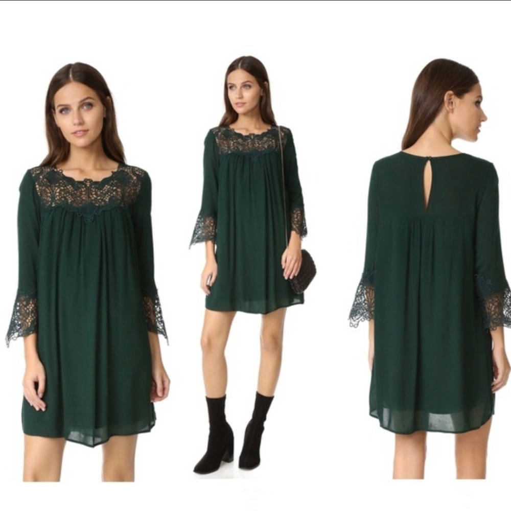 🥳 5 for $25 BUNDLE BB Dakota Women's Size Large Emerald Green Dress